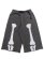 画像1: 【送料無料】VANSON 8/10 LENGTH FLEECE SHORT WHITE BONE DENIM PATCH (1)