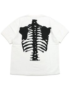 画像2: 【送料無料】VANSON THERMAL S/S TEE BLACK BONE PATCH (2)