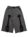 画像1: 【送料無料】VANSON 8/10 LENGTH FLEECE SHORT BLACK BONE DENIM PATCH (1)