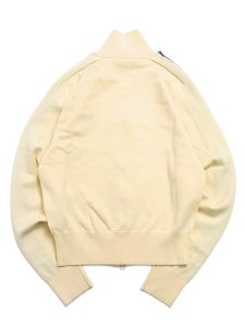 画像2: 【送料無料】ADIDAS WMNS KNITTED FIREBIRD TRACK TOP-WARM VANILLA/NIGHT INDIGO (2)