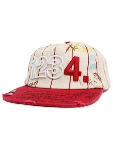 画像1: 【送料無料】BLDG4 POTALA HAT WHITE/RED (1)