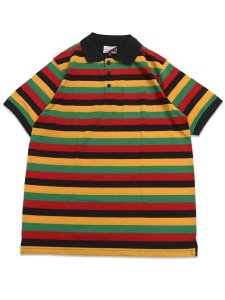 画像1: PENDEEN S/S POLO SHIRT RASTA (1)