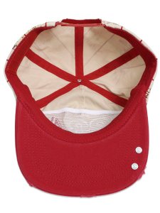 画像5: 【送料無料】BLDG4 POTALA HAT WHITE/RED (5)