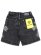 画像2: 【送料無料】GUAPI VINTAGE BLACK DISTRESSED DENIM SHORTS (2)