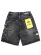 画像2: 【送料無料】GUAPI OBSIDIAN BLACK SPIDER DENIM SHORTS (2)