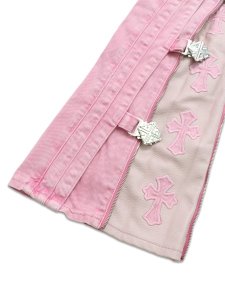 画像8: 【送料無料】GUAPI FRENCH ROSE CROSS BUCKLE DENIM (8)