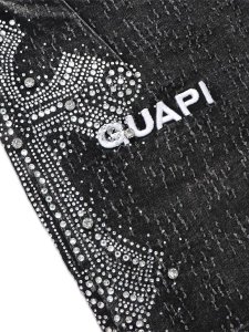 画像8: 【送料無料】GUAPI VINTAGE BLACK DISTRESSED DENIM SHORTS (8)