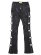 画像1: 【送料無料】GUAPI ALL BLACK CROSS BUCKLE DENIM (1)