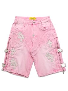 画像1: 【送料無料】GUAPI FRENCH ROSE CROSS BUCKLE SHORTS (1)