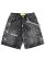画像1: 【送料無料】GUAPI OBSIDIAN BLACK SPIDER DENIM SHORTS (1)
