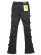 画像2: 【送料無料】GUAPI ALL BLACK CROSS BUCKLE DENIM (2)