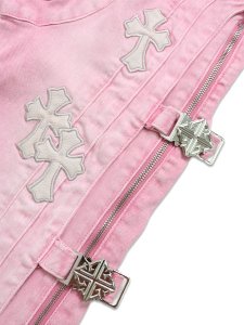 画像5: 【送料無料】GUAPI FRENCH ROSE CROSS BUCKLE DENIM (5)