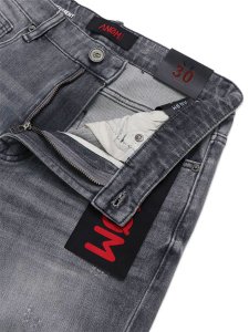 画像4: 【送料無料】ANOM DENIM 360 SKINNY DENIM GRAY WASH (4)