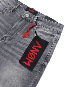 画像3: 【送料無料】ANOM DENIM 360 SKINNY DENIM GRAY WASH (3)