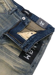 画像4: 【送料無料】ANOM DENIM 360 SKINNY DENIM MD VTG BLUE (4)
