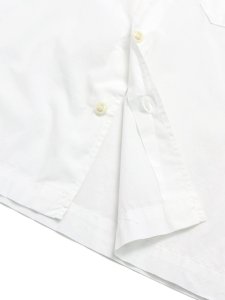画像5: 【送料無料】C.P.COMPANY SHIRTS SHORT SLEEVE IN POPELINE GAUZE WHITE (5)