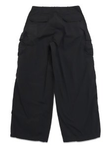 画像2: 【送料無料】Ten-c CARGO PANT OJJ GARMENT DYED NYLON TACTEL BLACK (2)