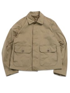 画像1: 【送料無料】Ten-c FOYLE JACKET OJJ PIECE DYED M/F ALMOND (1)