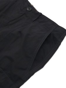 画像4: 【送料無料】Ten-c CARGO SHORTS OJJ GARMENT DYED NYLON TACTEL BLK (4)