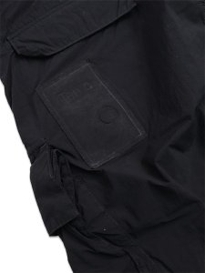 画像7: 【送料無料】Ten-c CARGO PANT OJJ GARMENT DYED NYLON TACTEL BLACK (7)