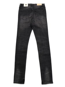 画像2: 【送料無料】mnml SKINNY CRYSTAL DENIM WASHED BLACK (2)