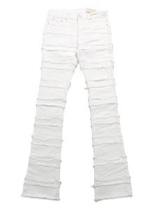 画像1: 【送料無料】mnml X597 PANELED SKINNY STACKED DENIM (1)