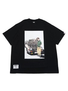 画像1: BILLIONAIRE BOYS CLUB INITIAL D COTTON TEE #2 BLACK (1)