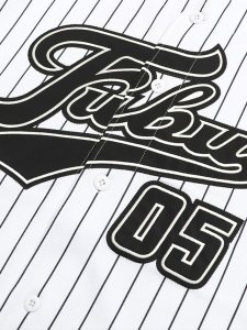 画像3: 【送料無料】FUBU PATCH BASEBALL SHIRTS WHITE (3)