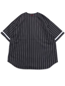 画像2: 【送料無料】FUBU PATCH BASEBALL SHIRTS BLACK (2)