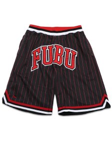 画像1: 【送料無料】FUBU BASKETBALL SHORTS BLACK (1)