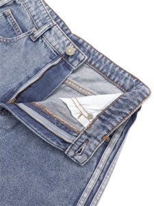 画像5: 【送料無料】ADIDAS FIREBIRD ADICOLOR LIGHT WASH DENIM SHORTS-WORN BLUE DENIM (5)
