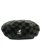 画像1: 【SALE】KANGOL FAUX FUR BERET-OLIVE CHECK (1)