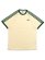 画像1: ADIDAS 3-STRIPES TEE-WARM VANILLA/COLLEGIATE GREEN (1)