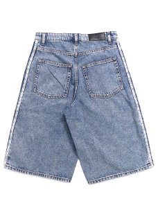 画像2: 【送料無料】ADIDAS FIREBIRD ADICOLOR LIGHT WASH DENIM SHORTS-WORN BLUE DENIM (2)