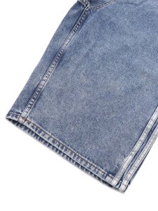 画像7: 【送料無料】ADIDAS FIREBIRD ADICOLOR LIGHT WASH DENIM SHORTS-WORN BLUE DENIM (7)