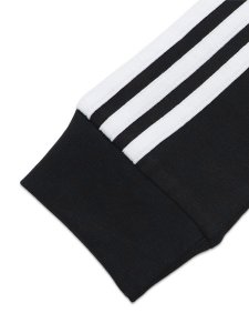 画像4: 【KIDS】ADIDAS KIDS 3-STRIPES L/S TEE-BLACK (4)