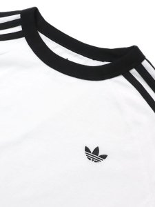 画像3: 【KIDS】ADIDAS KIDS 3-STRIPES TEE-WHITE/BLACK (3)