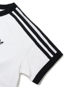画像4: 【KIDS】ADIDAS KIDS 3-STRIPES TEE-WHITE/BLACK (4)