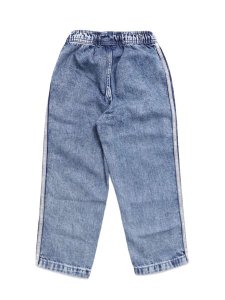 画像2: 【KIDS】ADIDAS KIDS FIREBIRD DENIM TRACK PANTS-WORN BLUE DENIM (2)