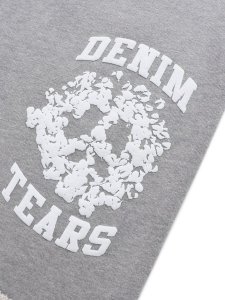 画像5: 【送料無料】DENIM TEARS DENIM UNIVERSITY SWEATSHORTS GREY/WHITE (5)