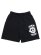 画像1: 【送料無料】DENIM TEARS DENIM UNIVERSITY SWEATSHORTS BLACK/WHITE (1)