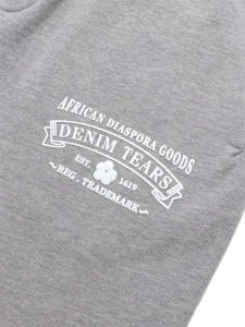 画像5: 【送料無料】DENIM TEARS ADG SWEATSHORTS GREY/WHITE (5)