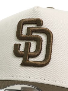 画像7: 【KIDS】NEW ERA YOUTH 9FORTY A-FRAME TRUCKER PADRES STONE/MOSS (7)