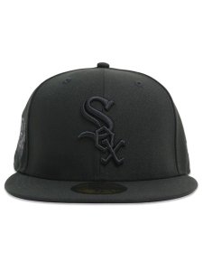 画像2: NEW ERA 59FIFTY BLK ON BLK WHITE SOX (2)