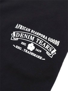 画像5: 【送料無料】DENIM TEARS ADG SWEATSHORTS BLACK/WHITE (5)