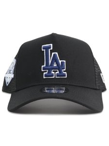 画像2: 【KIDS】NEW ERA YOUTH 9FORTY A-FRAME TRUCKER DODGERS BLACK (2)