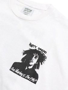 画像3: POT MEETS POP BOB MARLEY NATTY DREAD LS TEE WHITE (3)