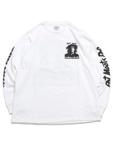 画像1: POT MEETS POP BOB MARLEY NATTY DREAD LS TEE WHITE (1)