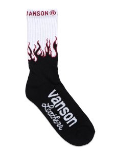 画像3: VANSON CREW SOCKS FIRE-B (3)