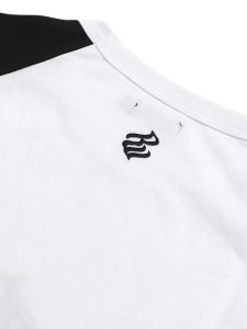 画像4: ROCAWEAR CLASSIC RAGLAN LOGO TEE WHITE/BLACK (4)